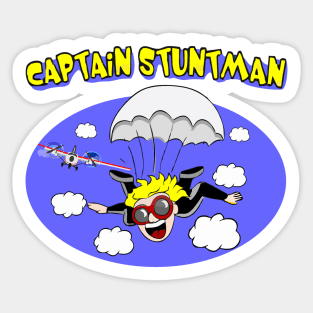 Captain Stuntman - Fly Sticker